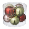 Kerstbal box - set van 8 - ø7 cm