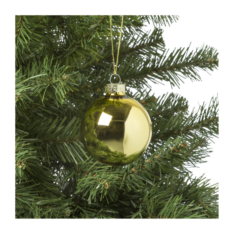 Kerstbal box - set van 8 - ø7 cm