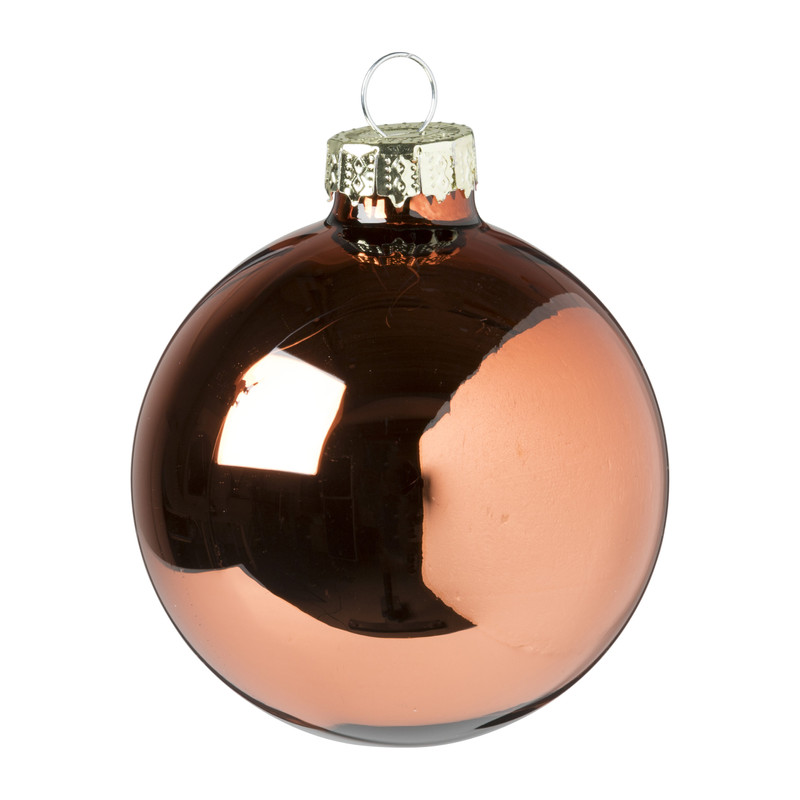 Kerstbal box - set van 8 - ø7 cm