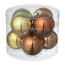 Kerstbal box - set van 8 - ø7 cm
