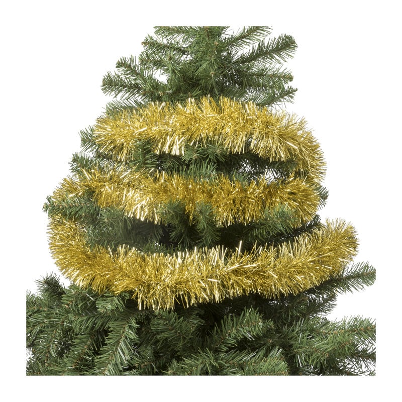 Kerstboom slinger - goudkleurig - 2 meter