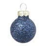 Kerstbal box - blauw - set van 24
