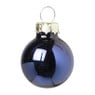 Kerstbal box - blauw - set van 24