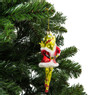 Kersthanger - kikker kerstjurk - 6x16 cm