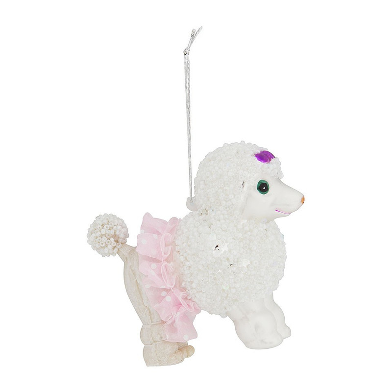 Hanger poedel - 10x9 cm