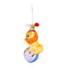 Kerstbal leeuw - glas
