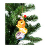 Kerstbal leeuw - glas