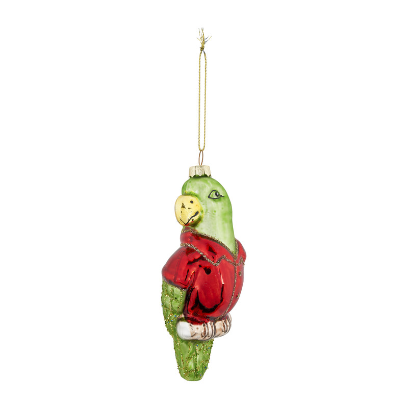 Kerstbal papegaai