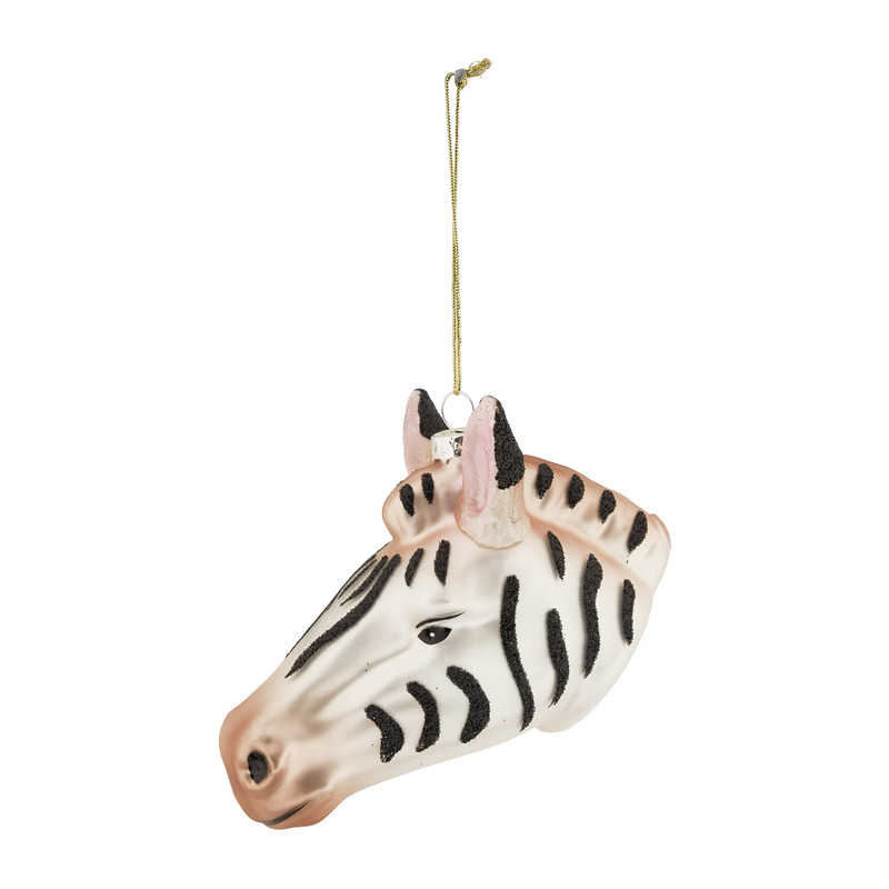 Kerstbal - zebra