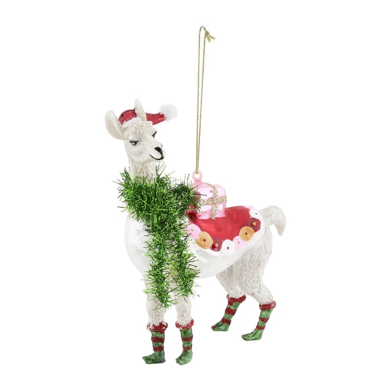 Kerstbal - alpaca