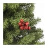 Kerstballetjes op draad - rood - diverse varianten - ø2 cm