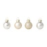 Box met kerstballen - goudkleurig - ø2.5 cm- set van 16