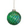 Kerstbal gedraaid - groen