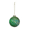 Kerstbal gedraaid - groen