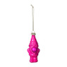 Kersthanger kabouter - roze - 10.5x5.3x4.7 cm