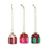 Kersthangers mini - cadeautjes - set van 3
