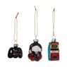 Kersthangers mini - games - set van 3