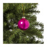 kerstbal multicolor - glas - set van 8