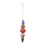 Kersthanger pegel pearl - multikleur - 4x4x16 cm 