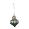 Kersthanger lampion - groen - ø7x9 cm
