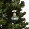 Kersthanger lampion - groen - ø7x9 cm