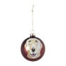Kerstbal golden retriever - groen - ø8 cm