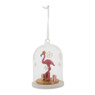 Hanger stolp - flamingo - 6,5x10 cm