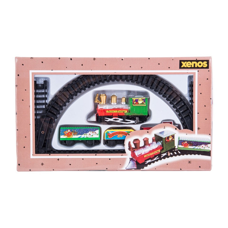 Kersttrein X-mas - met rails