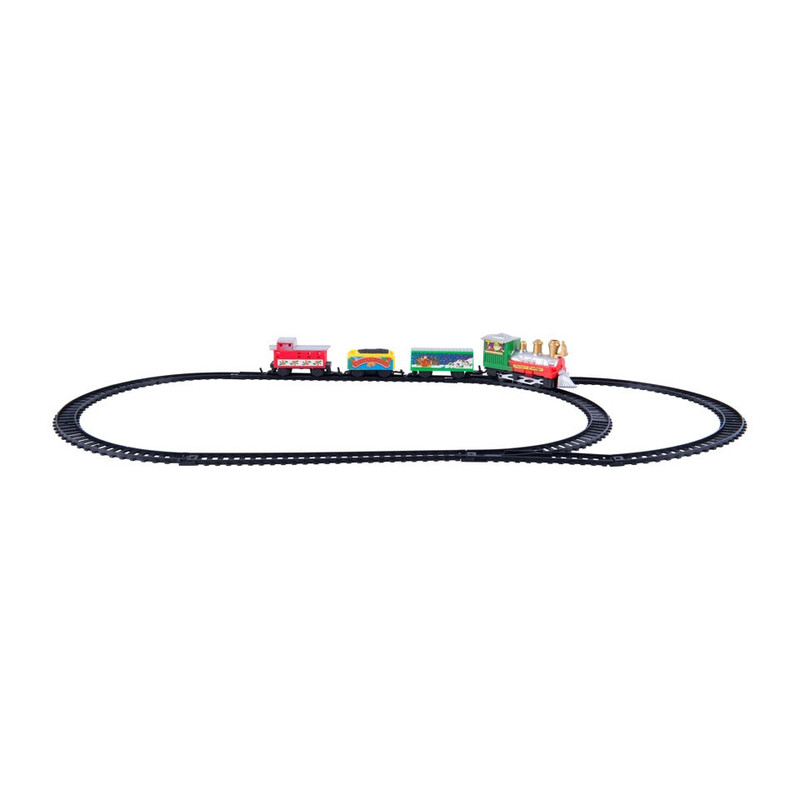 Kersttrein X-mas - met rails