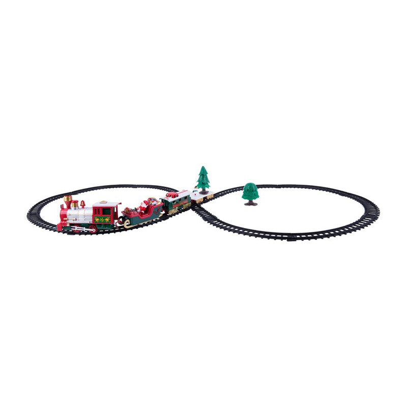 Kersttrein Santa - met muziek en verlichting