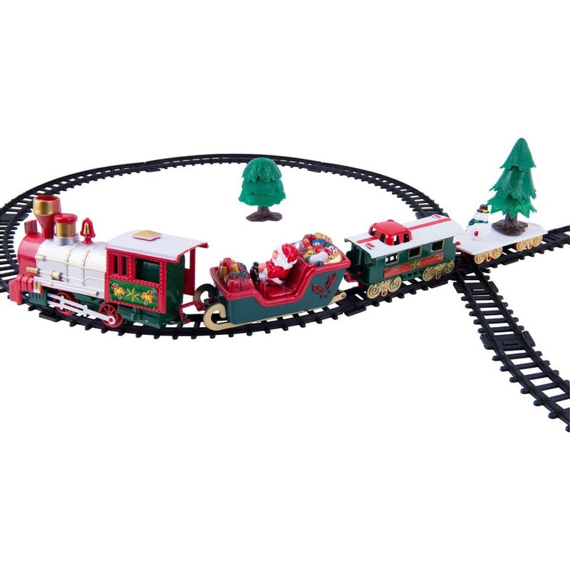 Kersttrein Santa - met muziek en verlichting