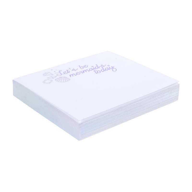 Notitieblok Let's be mermaids today - 10x9 cm