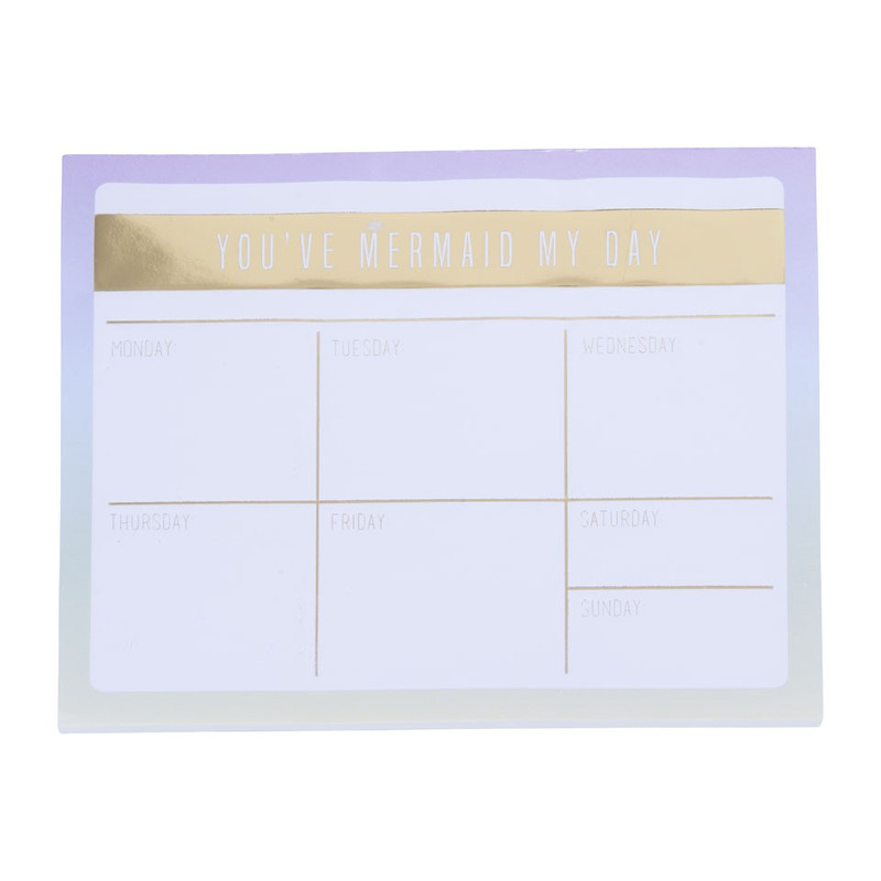 Weekplanner mermaid