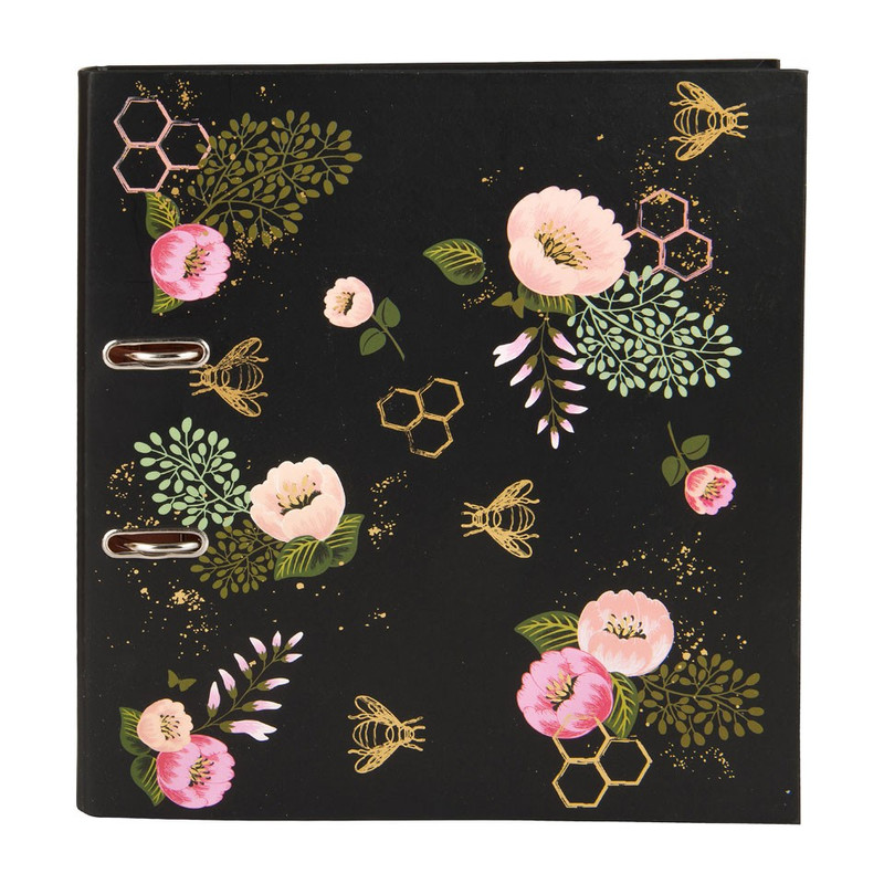 Ordner heritage - zwart - 31,5x28x7 cm