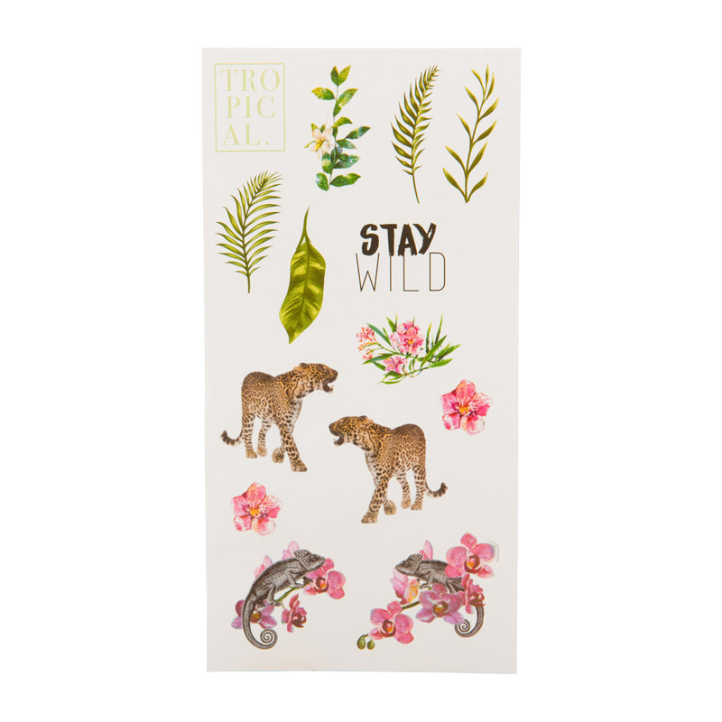 Stickervel stay wild - 14 stickers