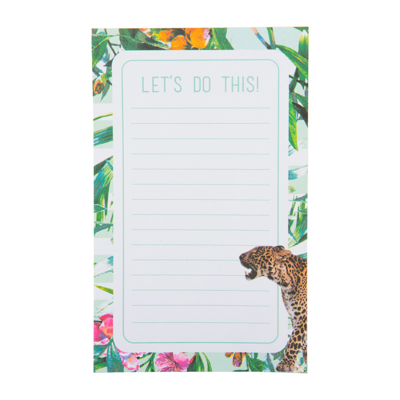 Schrijfblok to do - luipaard