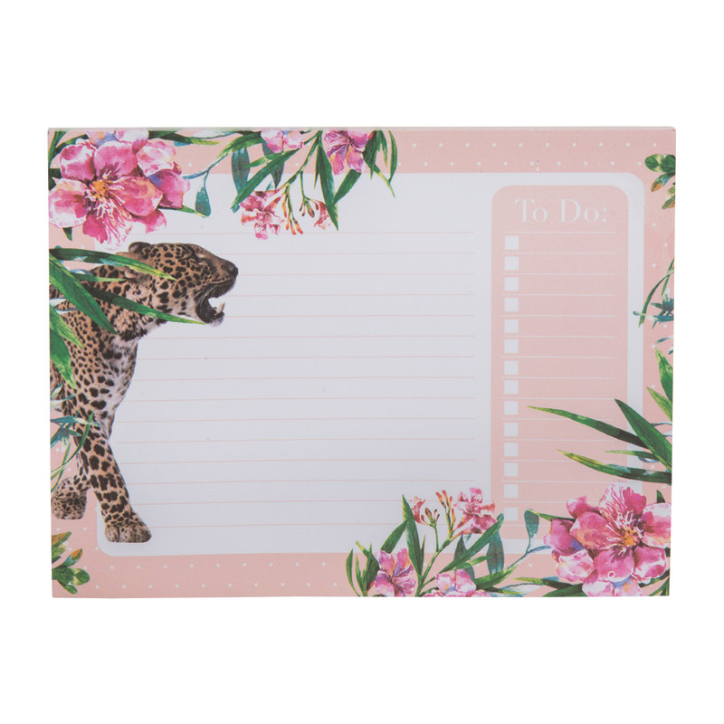Weekplanner leopard flower