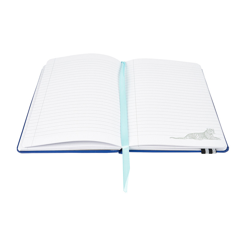 Notitieboek A5 - blue leopard