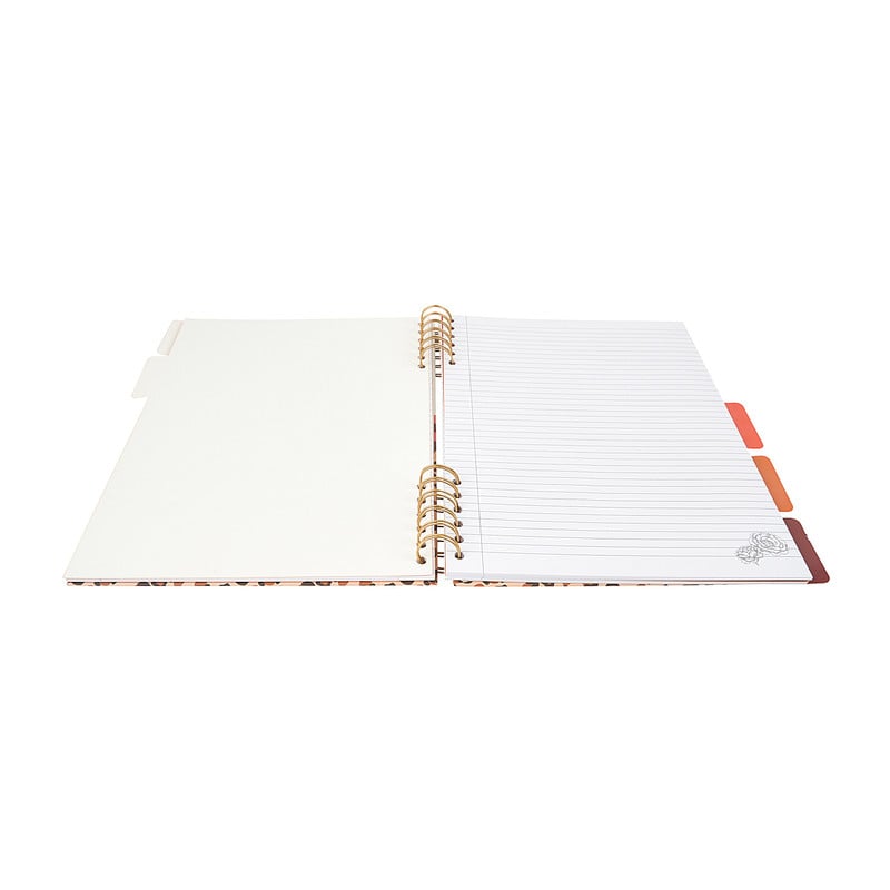 Notitieboek met tabbladen - bloom