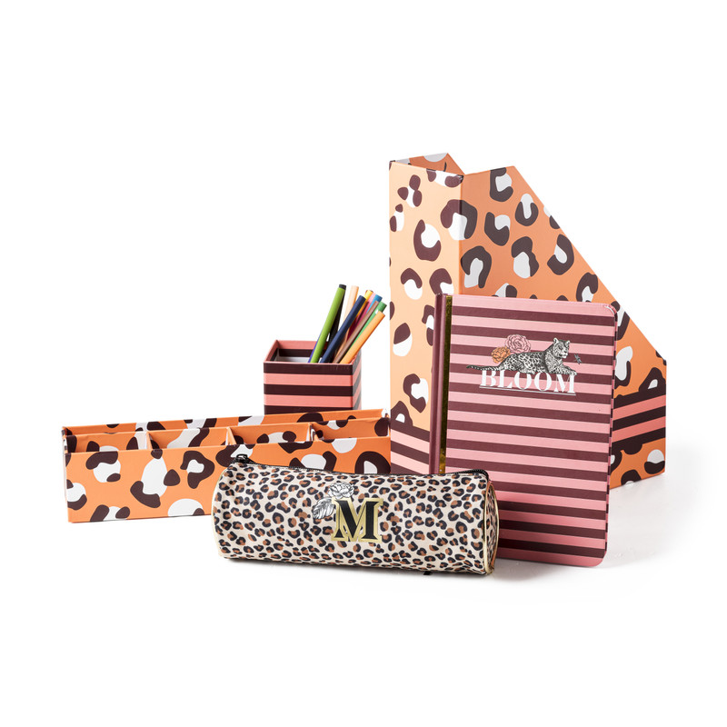 Etui leopard  - 22x7 cm 
