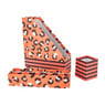 Stationery leopard streep - set van 3