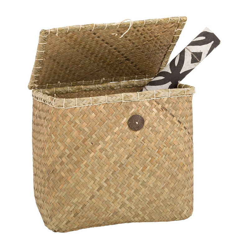 Opbergmand hoog met deksel - 33x23x30