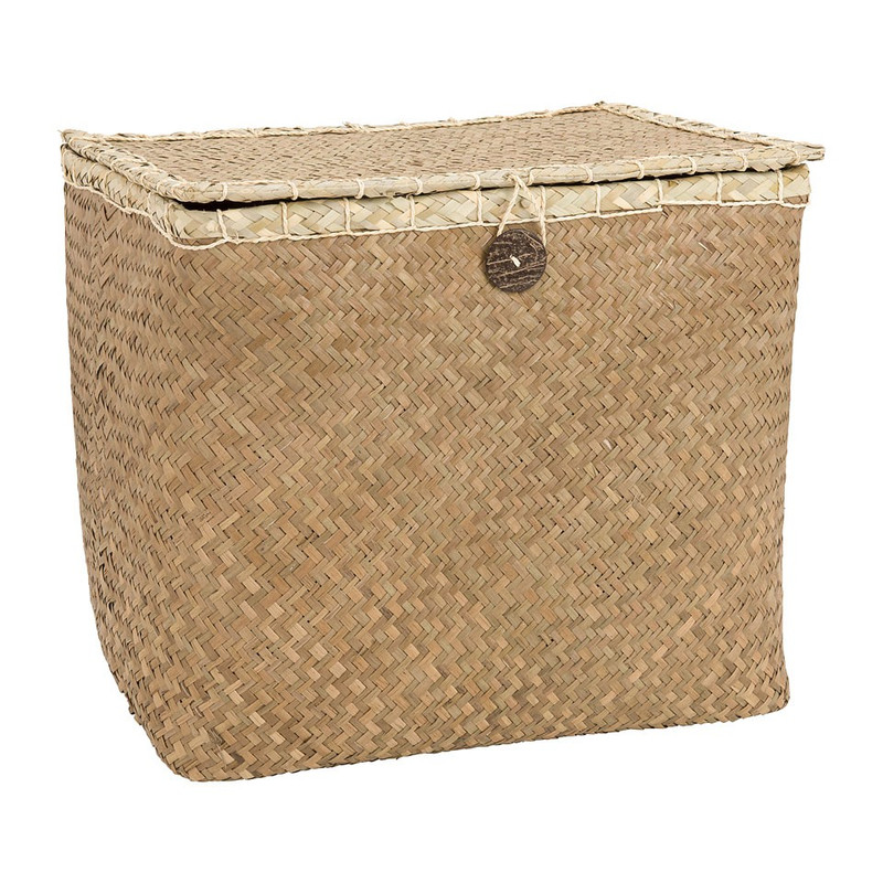 Opbergmand hoog met deksel - 37x27x34