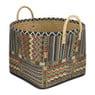 Mand rond Ethnic – Ø43x30 cm