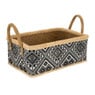 Lademand ruit - 24x36x15 cm - zwart/wit