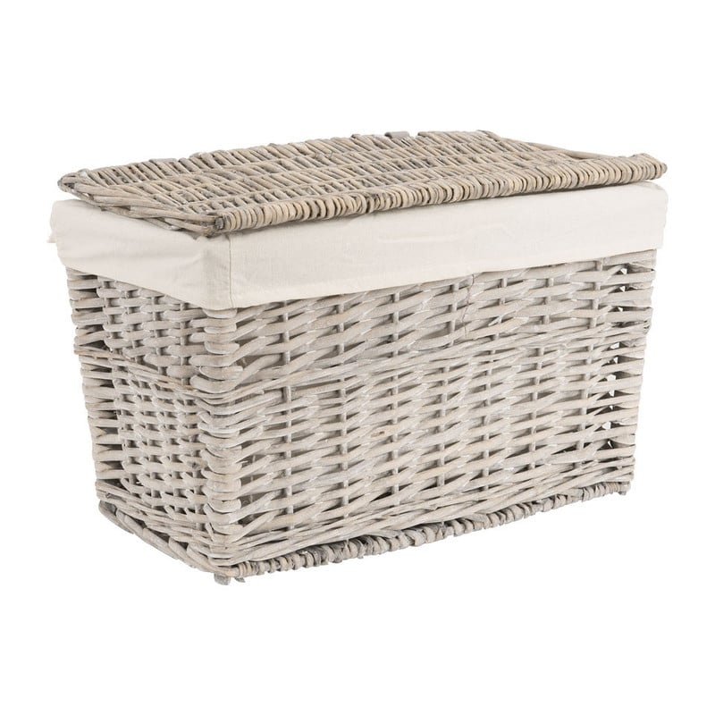 Wasmand basic - 44x25x27 cm - grijs