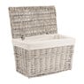 Wasmand basic - 44x25x27 cm - grijs