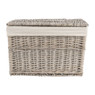 Wasmand basic - 50x31x34 cm - grijs