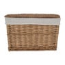 Wasmand met voering - 50x31x34 cm - lichtbruin
