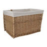 Wasmand met voering - 57x37x40 cm - lichtbruin